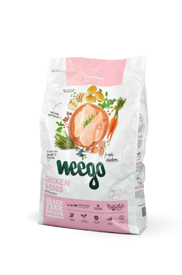 Weego Alimento para Gatinho de Frango e Ovos 7kg