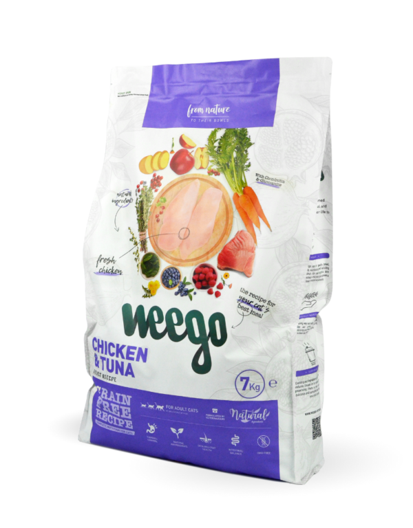 Weego Alimento para Gato de Frango e Atum 7kg