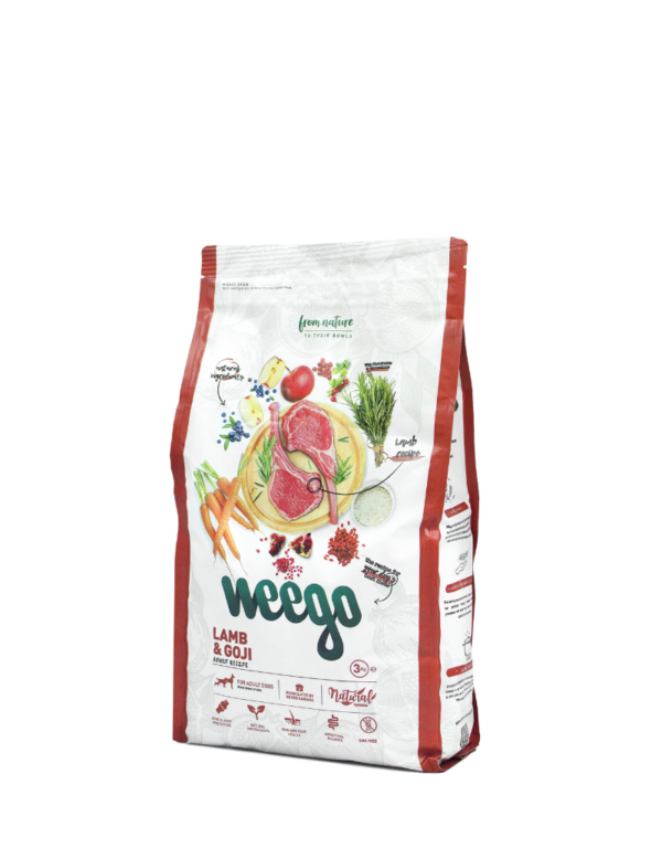 Weego Alimento para Cão de Cordeiro e Bagas Goji 3kg