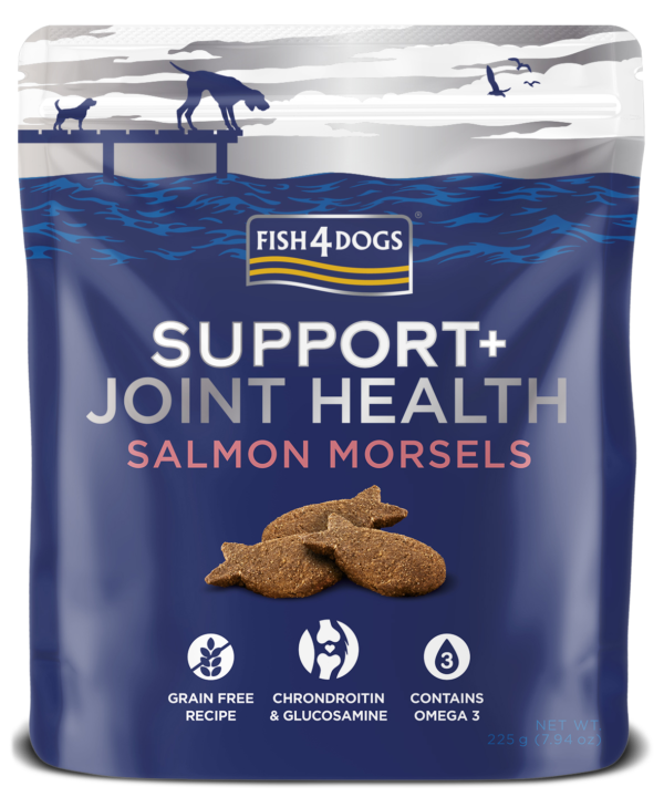 Snacks para Cão F4D - Fish For Dogs Support+ Joint Health Salmão 225Gr