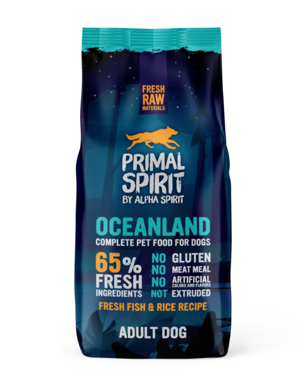 primal spirit dog food 65% oceanland 12kg