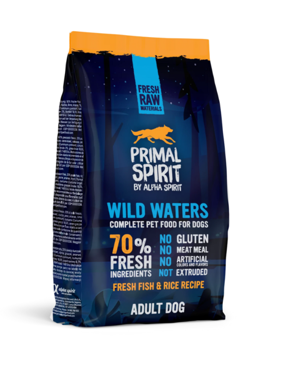 primal spirit dog food 70% wild waters 1kg